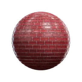 Red brick wall 9